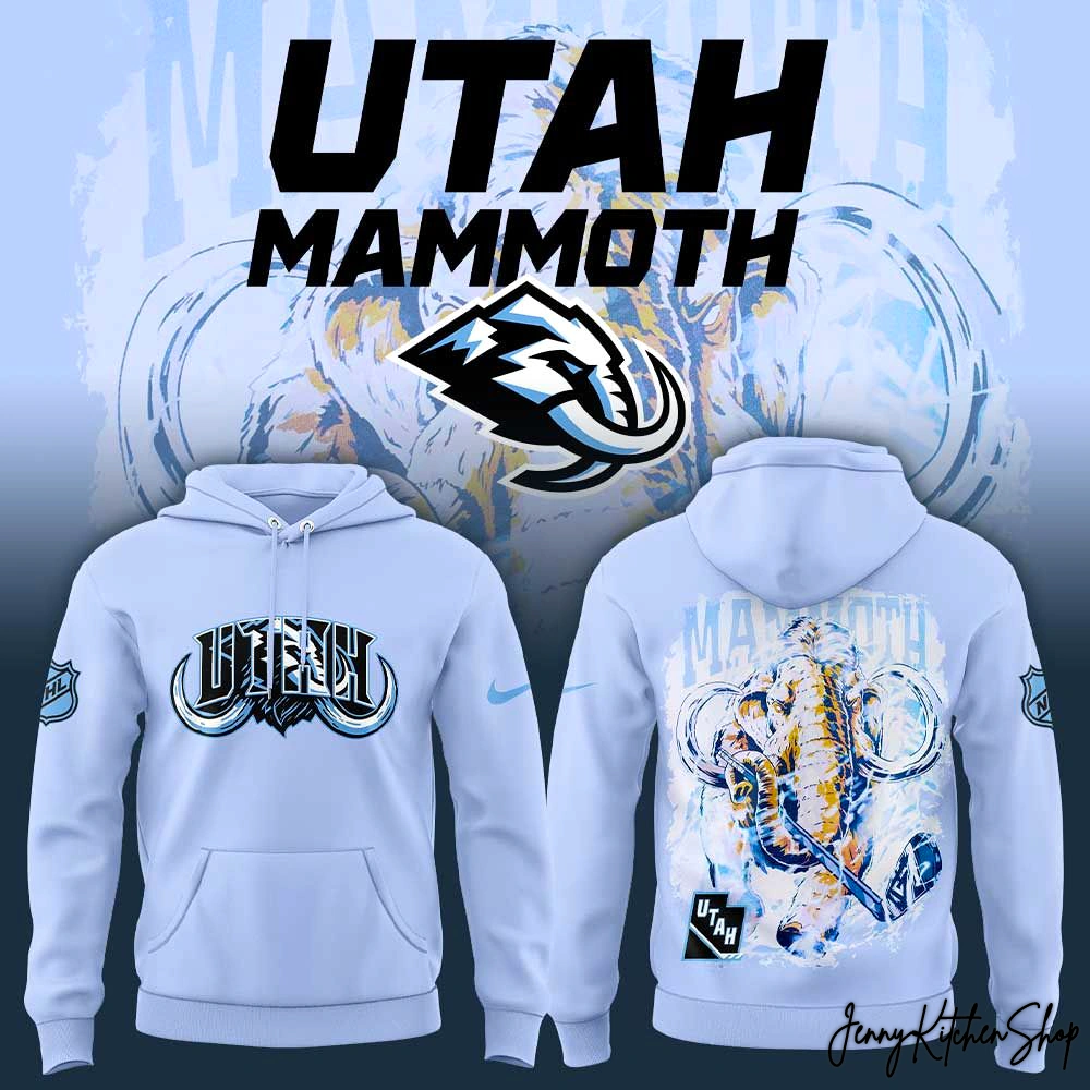 Utah Mammoth Counter Point Woodngrail Limited Hoodie