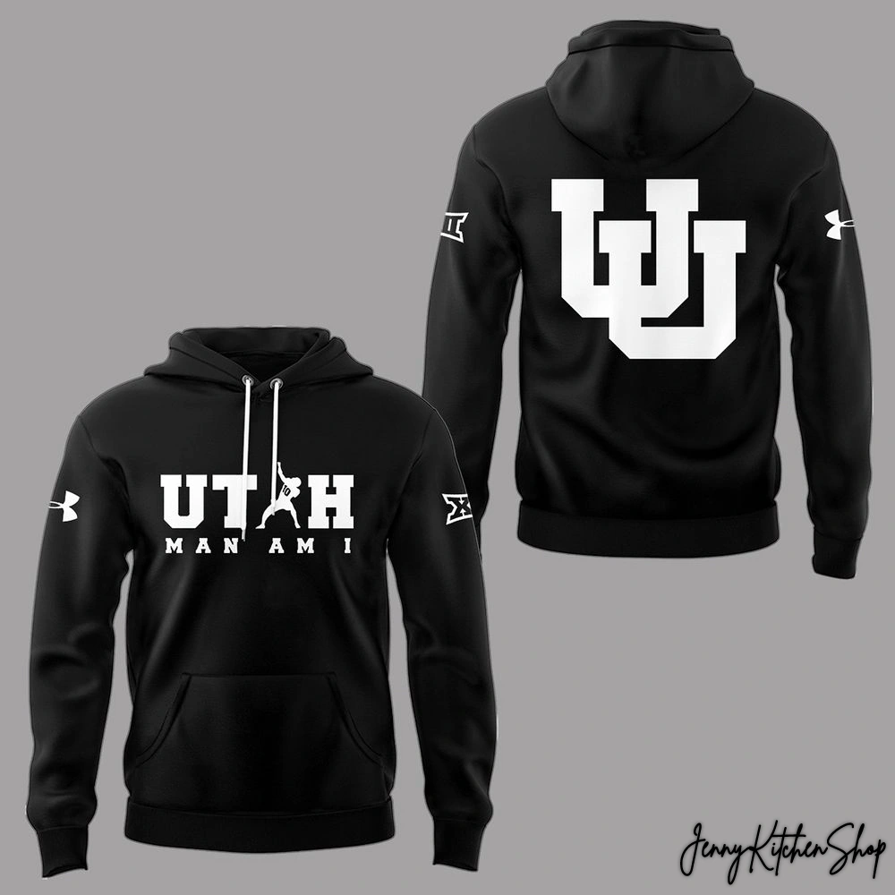 Utah Utes x Coach Kyle Whittingham Man Am I Hoodie