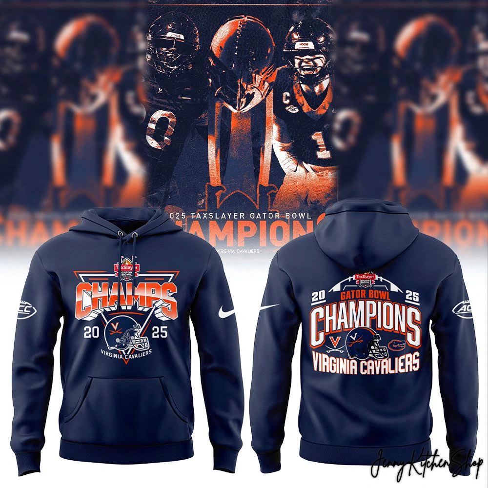 Virginia Cavaliers TaxSlayer Gator Bowl Champions T-Shirt, Hoodie