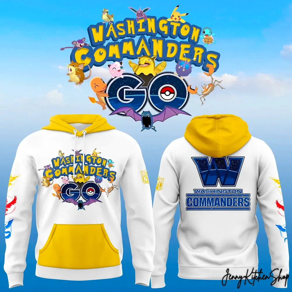 Washington Commanders x Pokemon Go Limited Hoodie