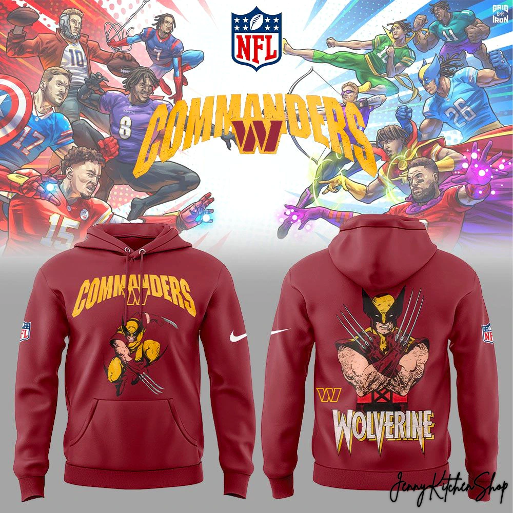 Washington Commanders x Wolverine New 2025 Combo Shirt, Hoodie