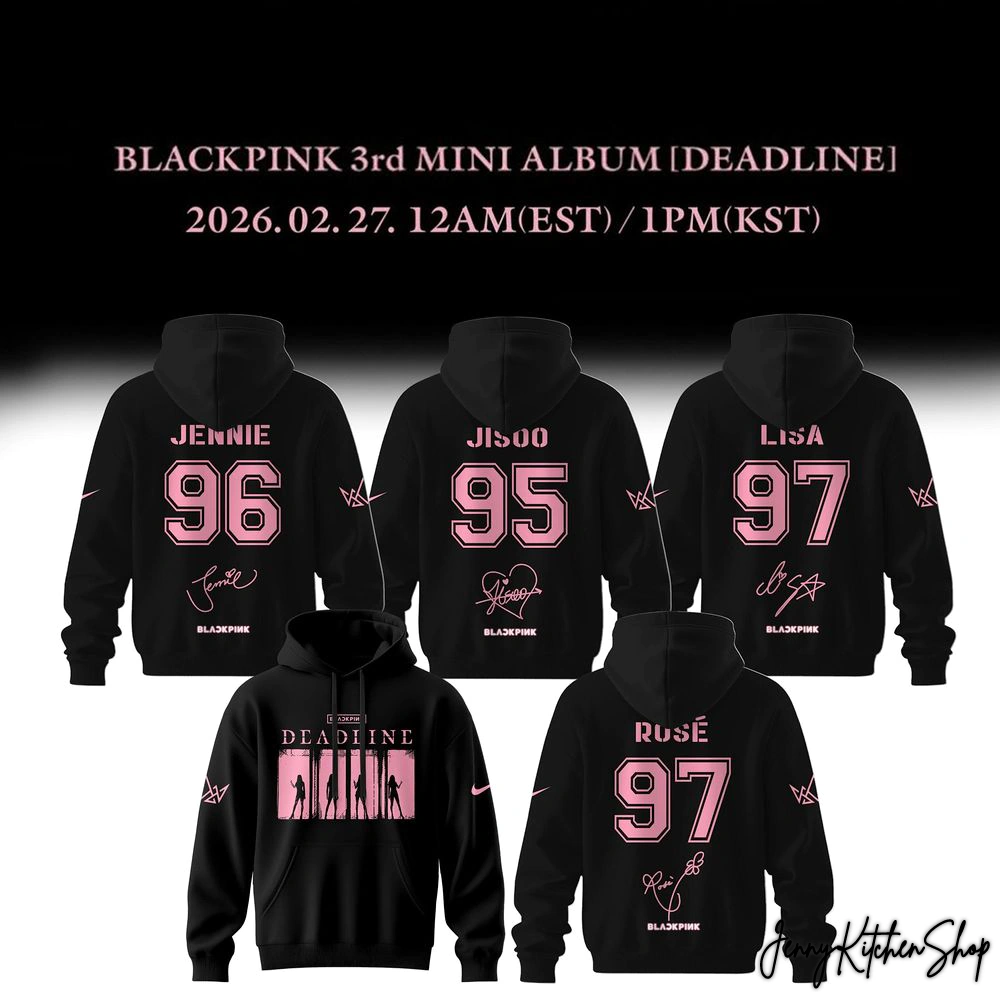 2026 BLACKPINK Comeback Mini Album Black Hoodie 2026 BLACKPINK Comeback Mini Album Black Hoodie
