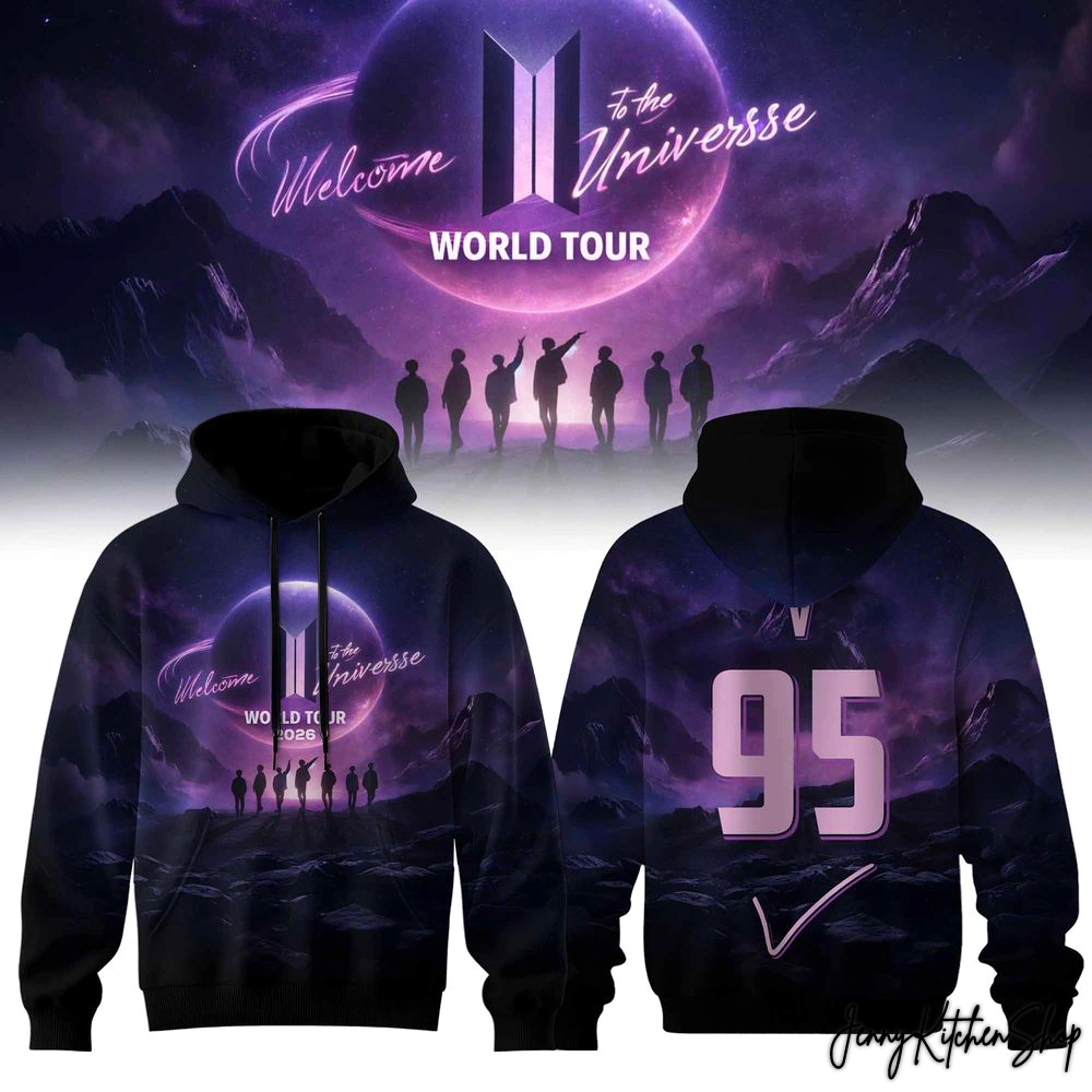 2026 BTS World Tour Welcome To The Universe Limited Hoodie