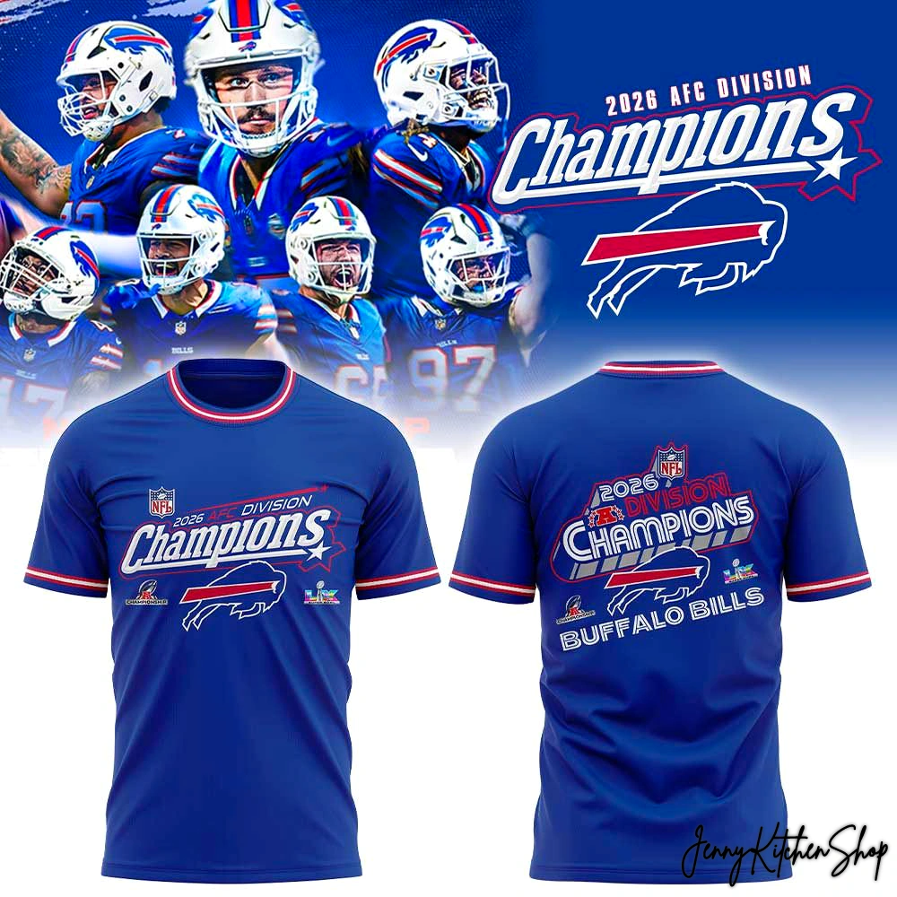 2026 Buffalo Bills AFC Division Champions Shirt