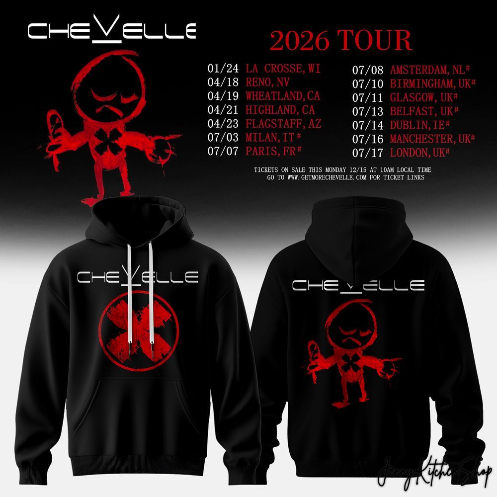 2026 Chevelle Tour Special Edition Hoodie 2026 Chevelle Tour Special Edition Hoodie