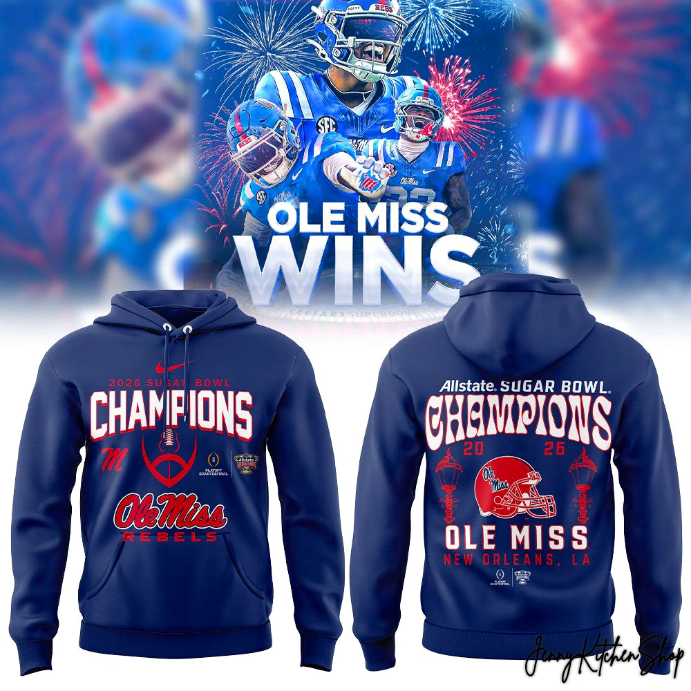 2026 Ole Miss Rebels Sugar Bowl Champion Shirt, Hoodie