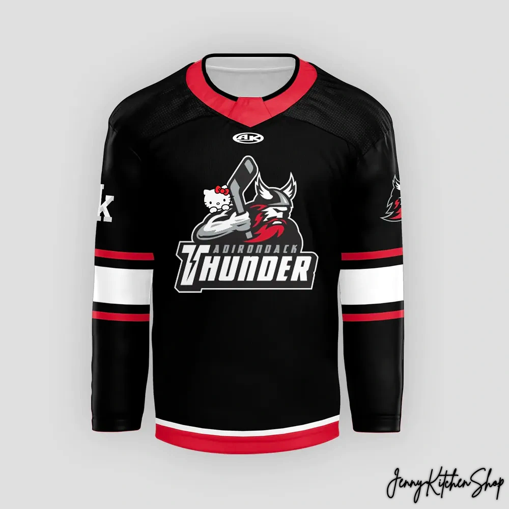 Adirondack Thunder x Hello Kitty 2026 Limited Hockey Jersey