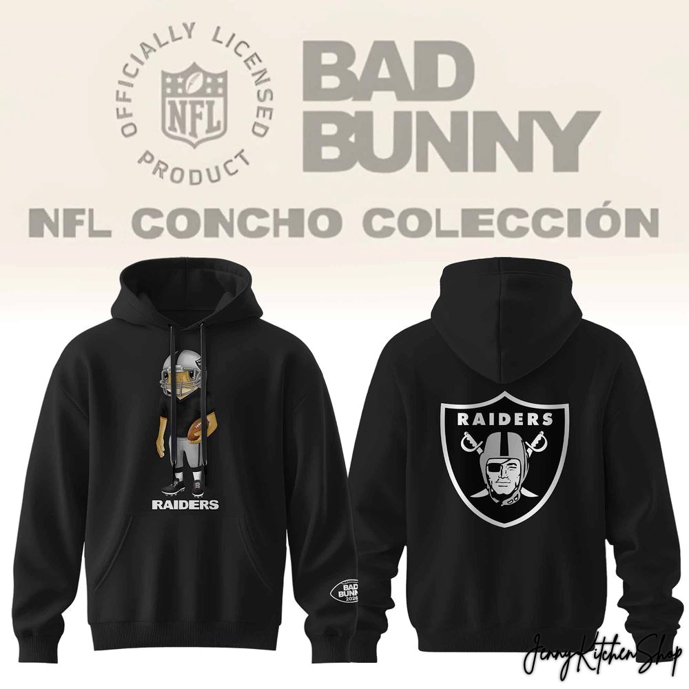 Bad Bunny x Las Vegas Raiders Concho 2026 Limited Hoodie