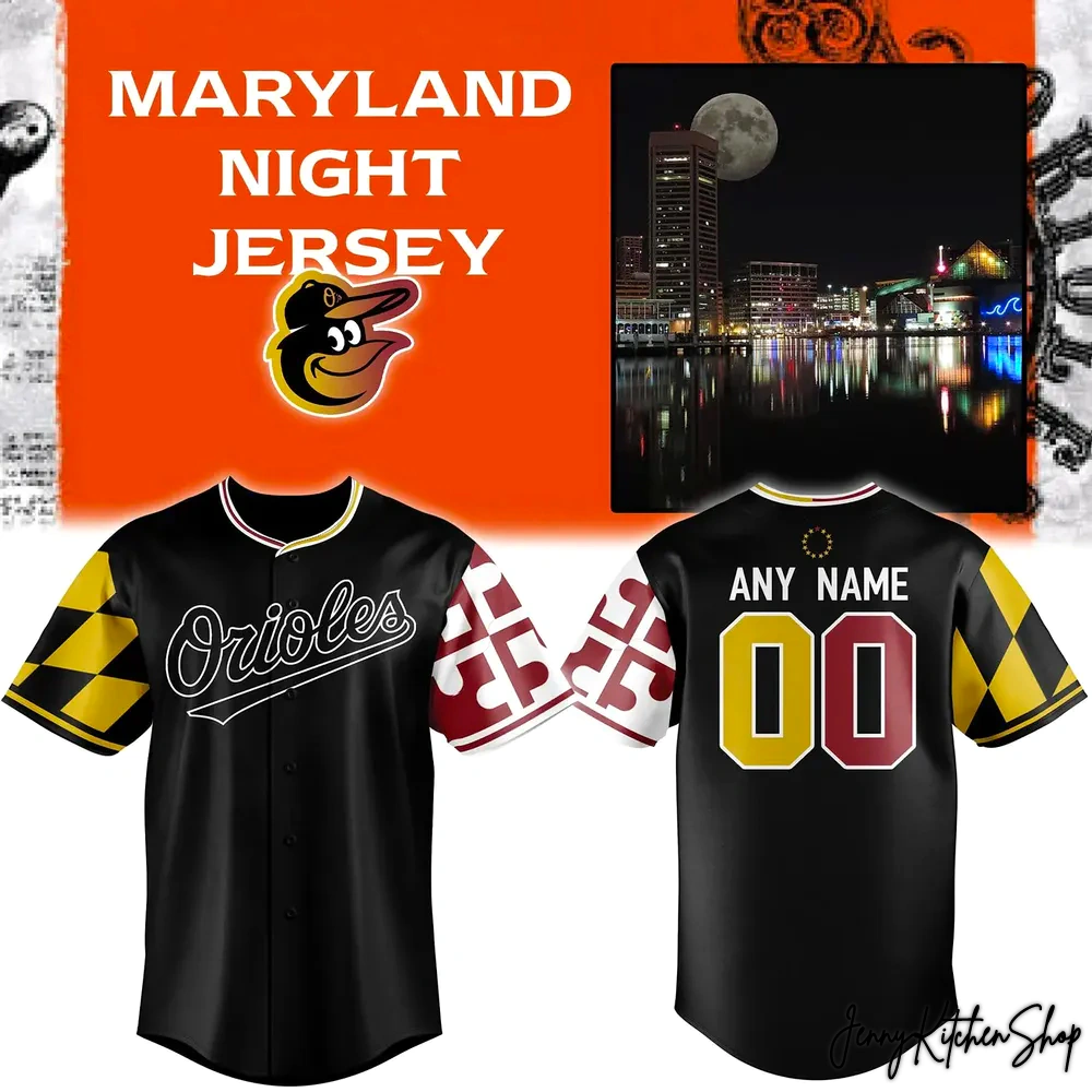 Baltimore Orioles 2026 Maryland Night Limited Baseball Jersey Baltimore Orioles 2026 Maryland Night Limited Baseball Jersey