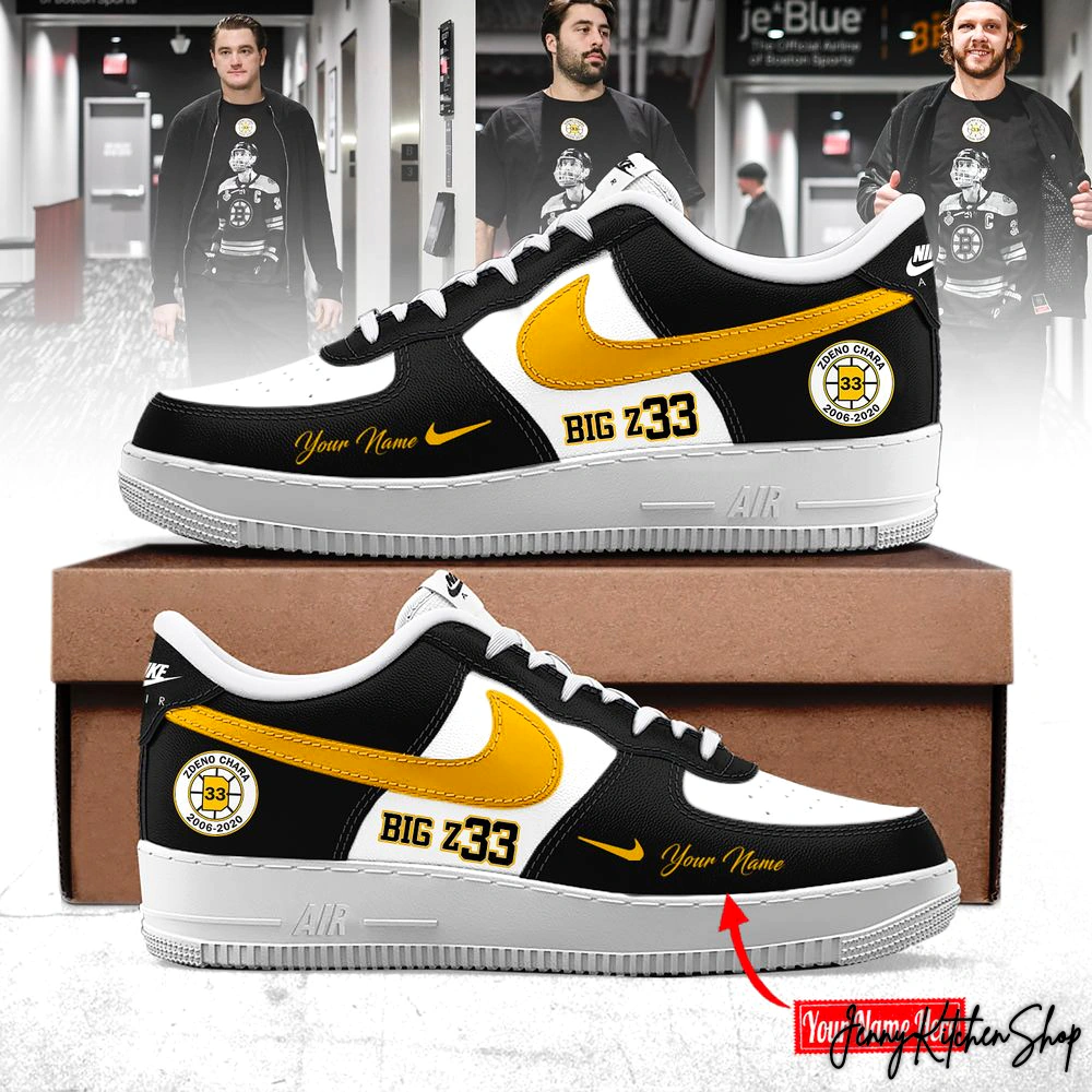 Boston Bruins Zdeno Chara Big Z33 Custom Shoes