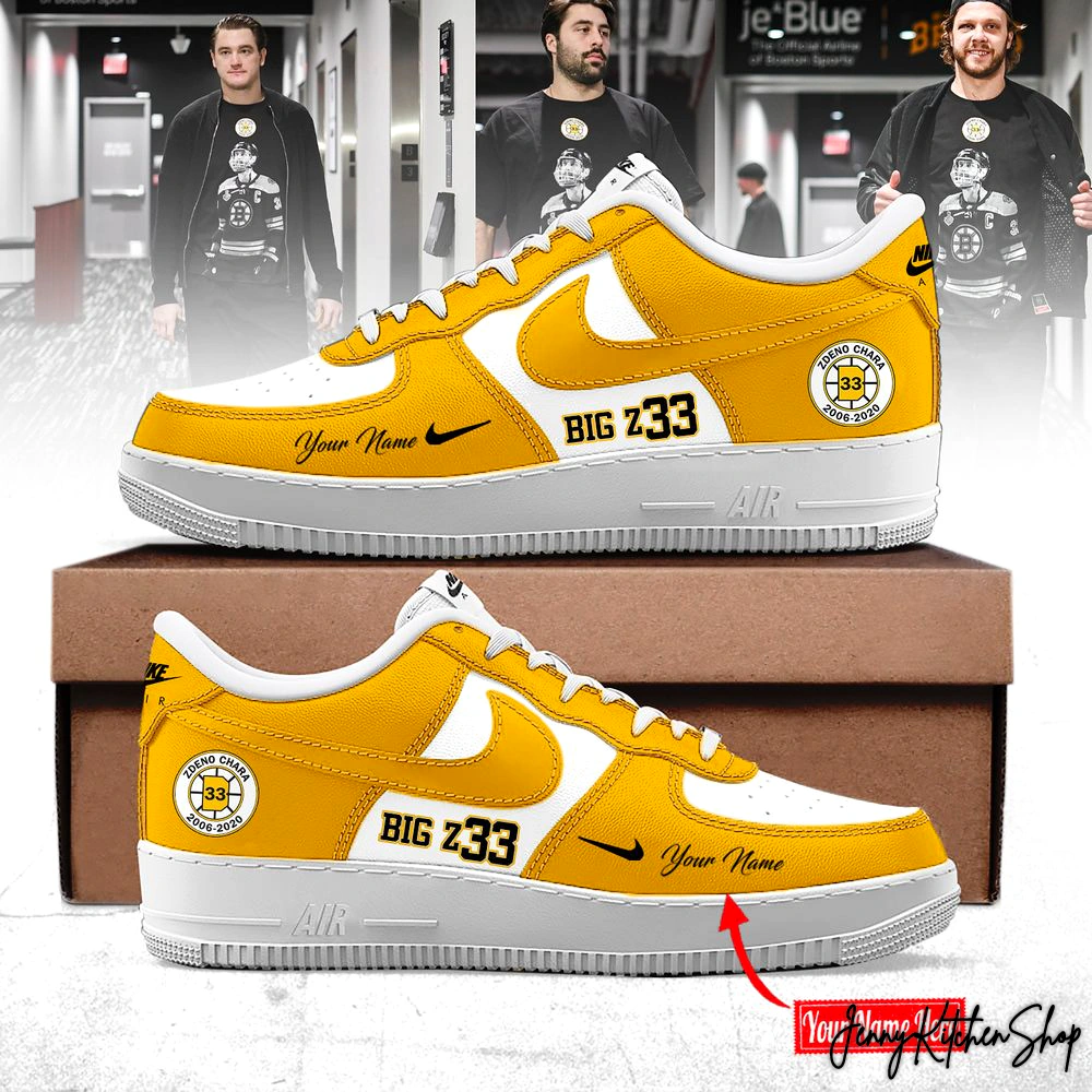 Boston Bruins Zdeno Chara Big Z33 Custom Shoes