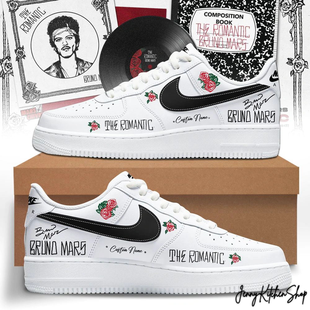 Bruno Mars The Romantic Custom Shoes