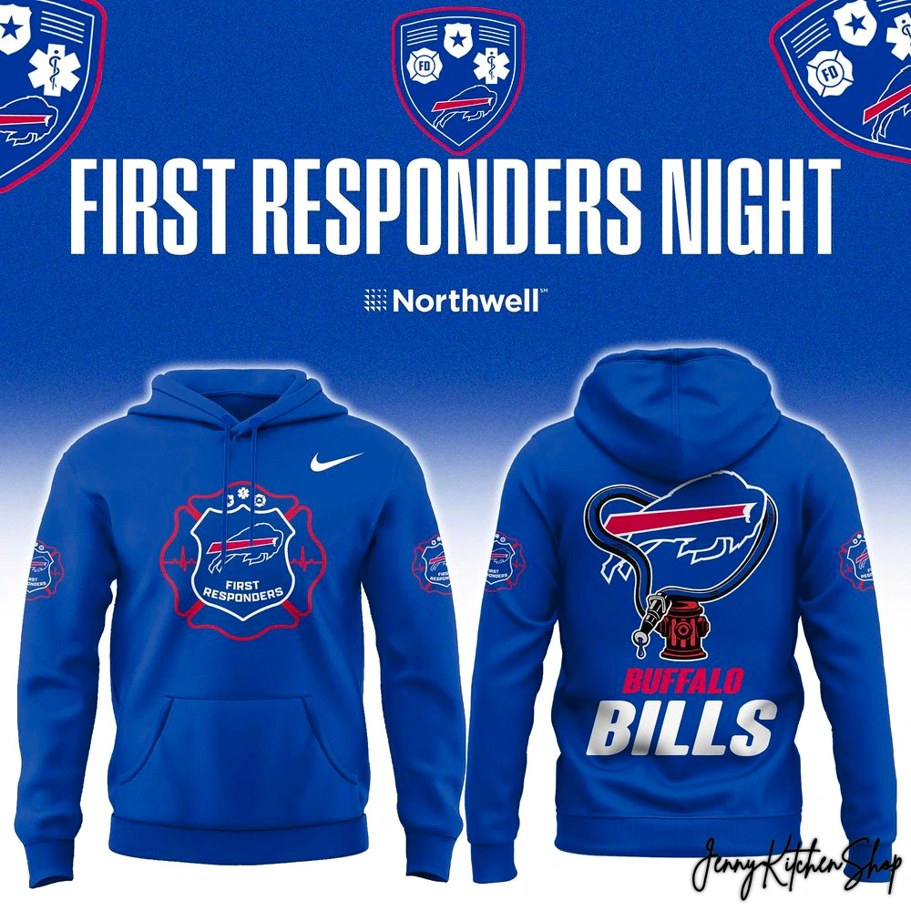 Buffalo Bills First Responders 2026 Limited Blue Hoodie Buffalo Bills First Responders 2026 Limited Blue Hoodie