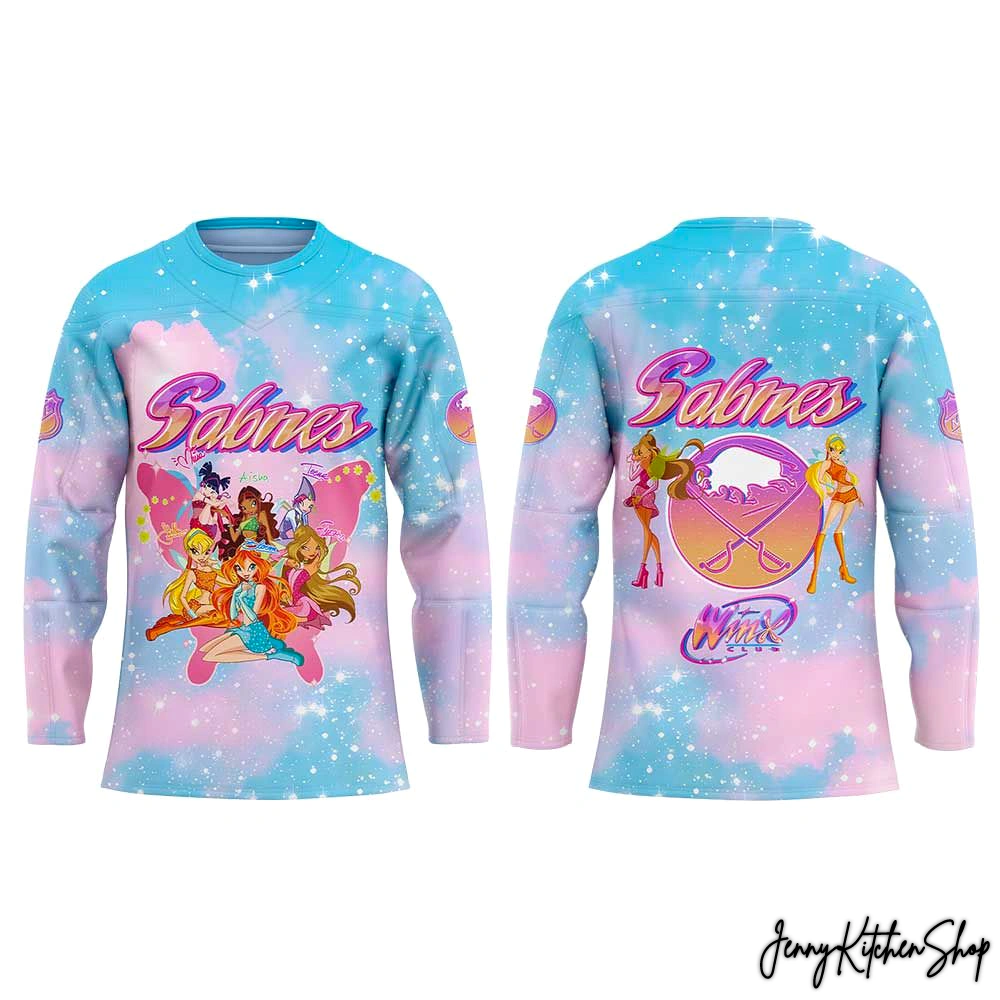 Buffalo Sabres x Winx Club 2026 Beautiful Hockey Jersey