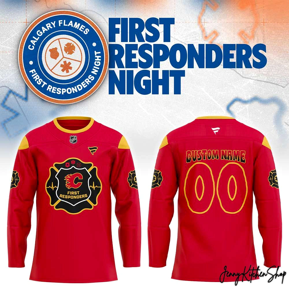 Calgary Flames 2026 First Responders Night Jersey