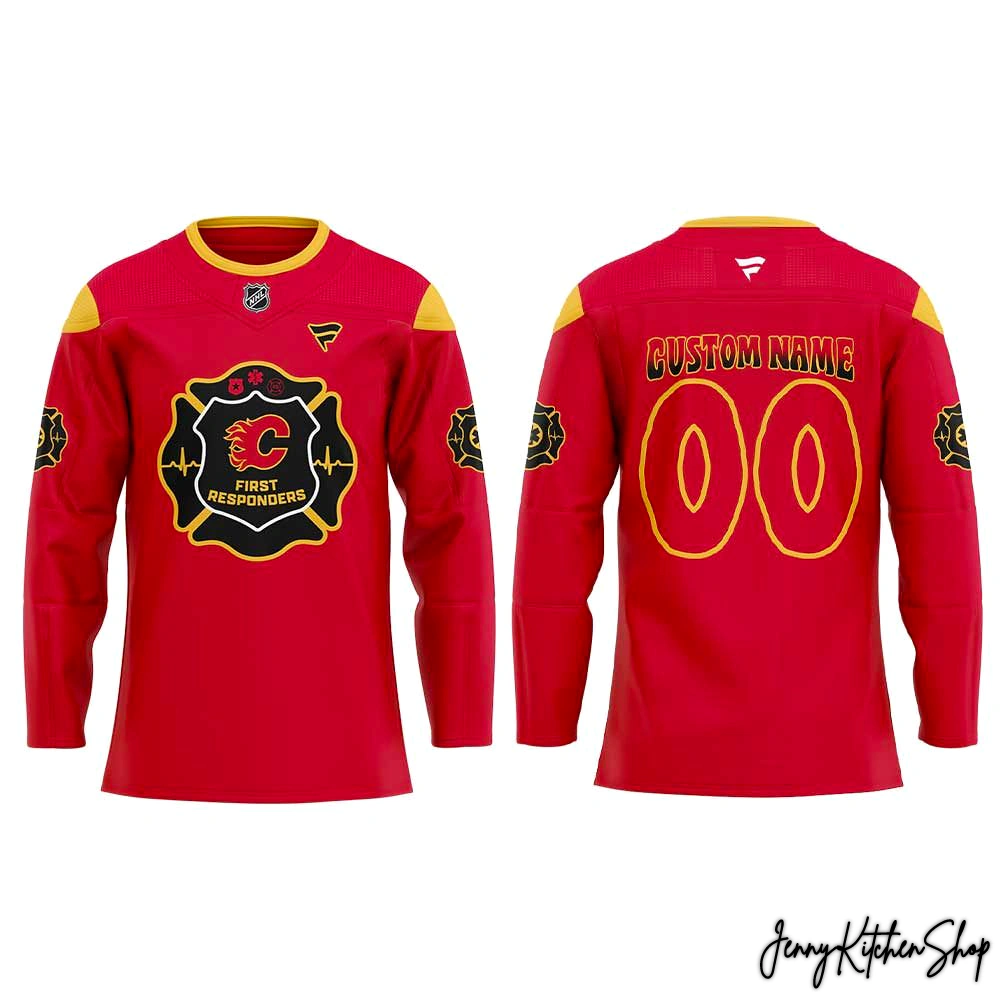 Calgary Flames 2026 First Responders Night Jersey