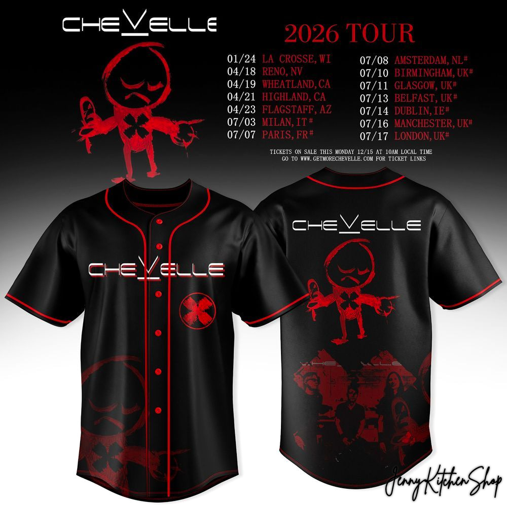 Chevelle 2026 Tour Limited Baseball Jersey