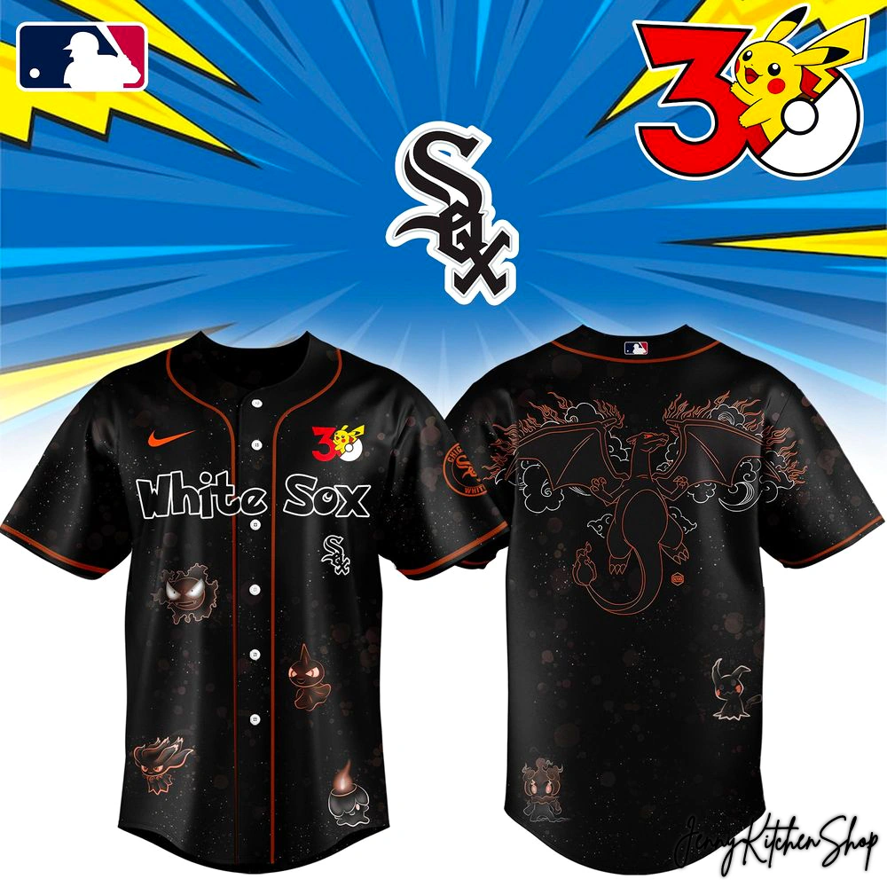 Chicago White Sox x Pokemon 30th Anniversary 2026 Jersey Chicago White Sox x Pokemon 30th Anniversary 2026 Jersey