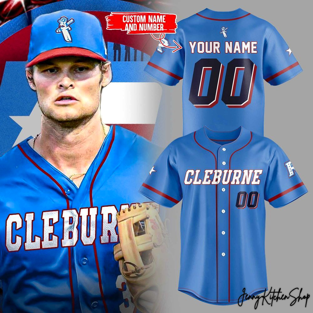 Cleburne Railroaders 2026 Custom Baseball Jersey Cleburne Railroaders 2026 Custom Baseball Jersey