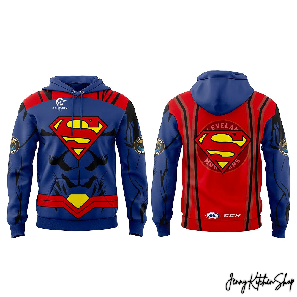 Cleveland Monsters Our Superman Edition Hoodie
