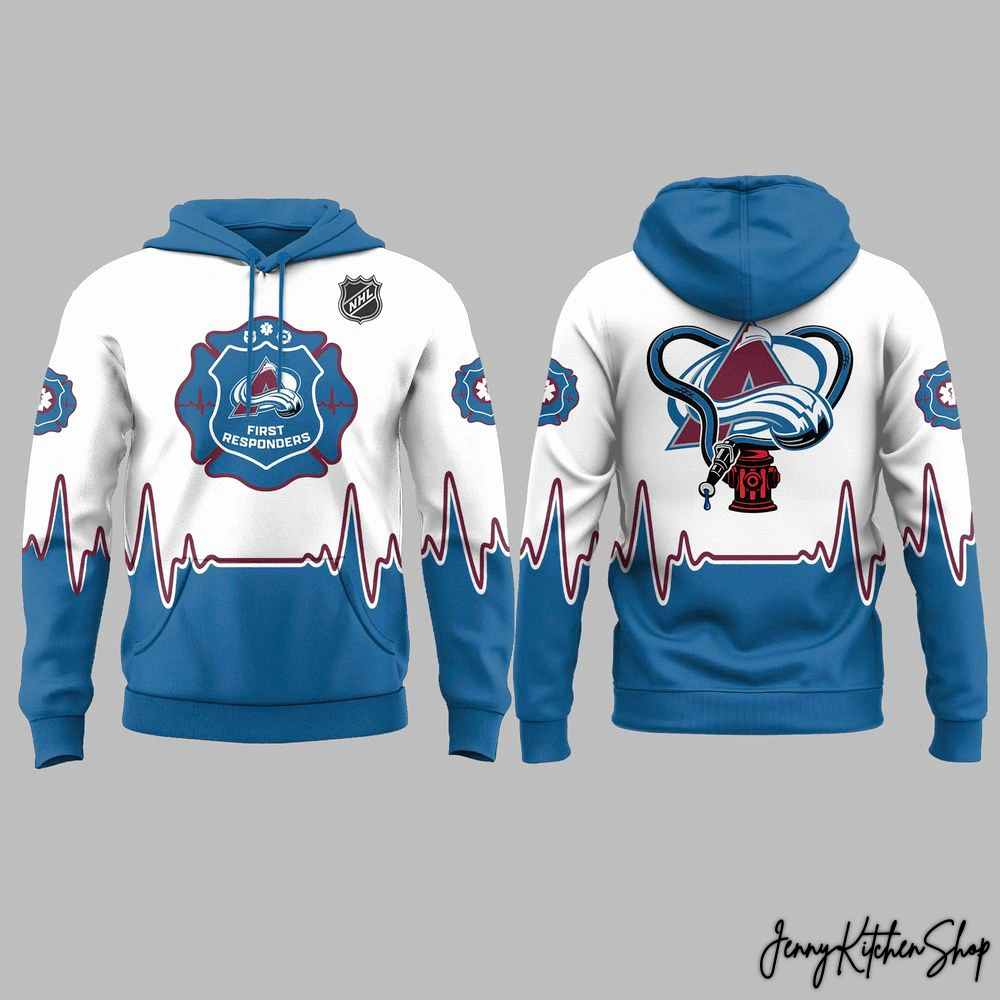 Colorado Avalanche 2026 First Responders Night Hoodie