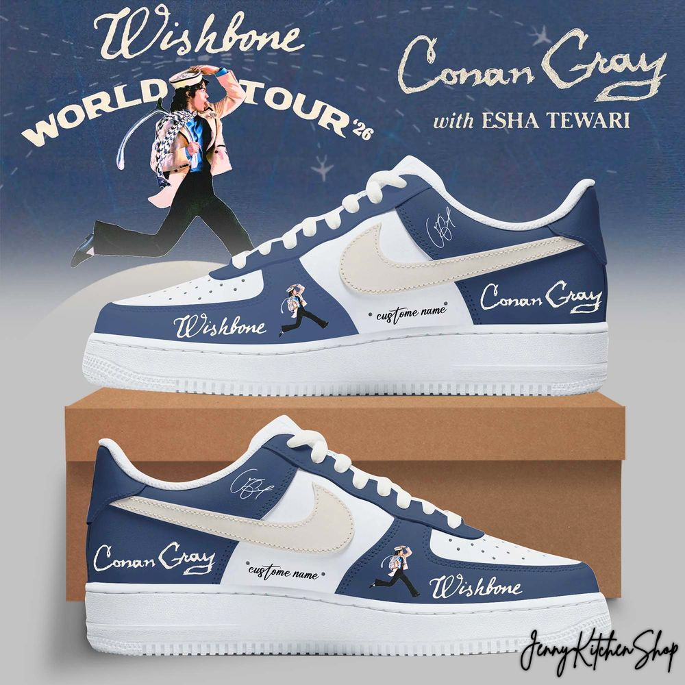 Conan Gray Wishbone World Tour 2026 Custom Shoes