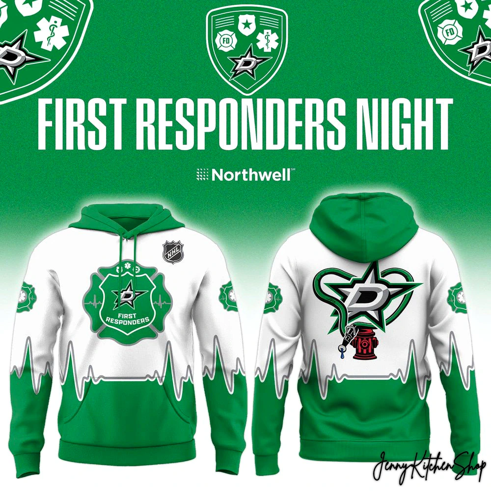 Dallas Stars First Responders Night 2026 Hoodie