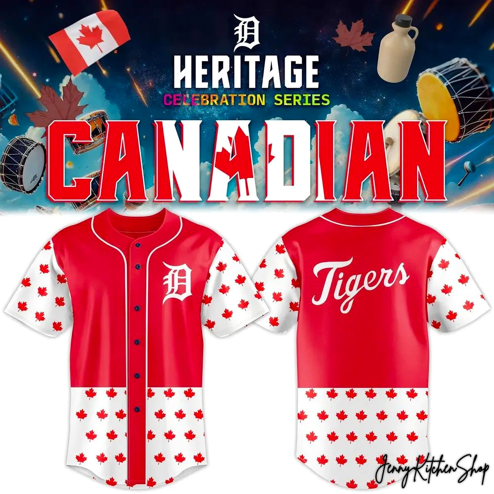 Detroit Tigers 2026 Canadian Heritage Jersey Detroit Tigers 2026 Canadian Heritage Jersey