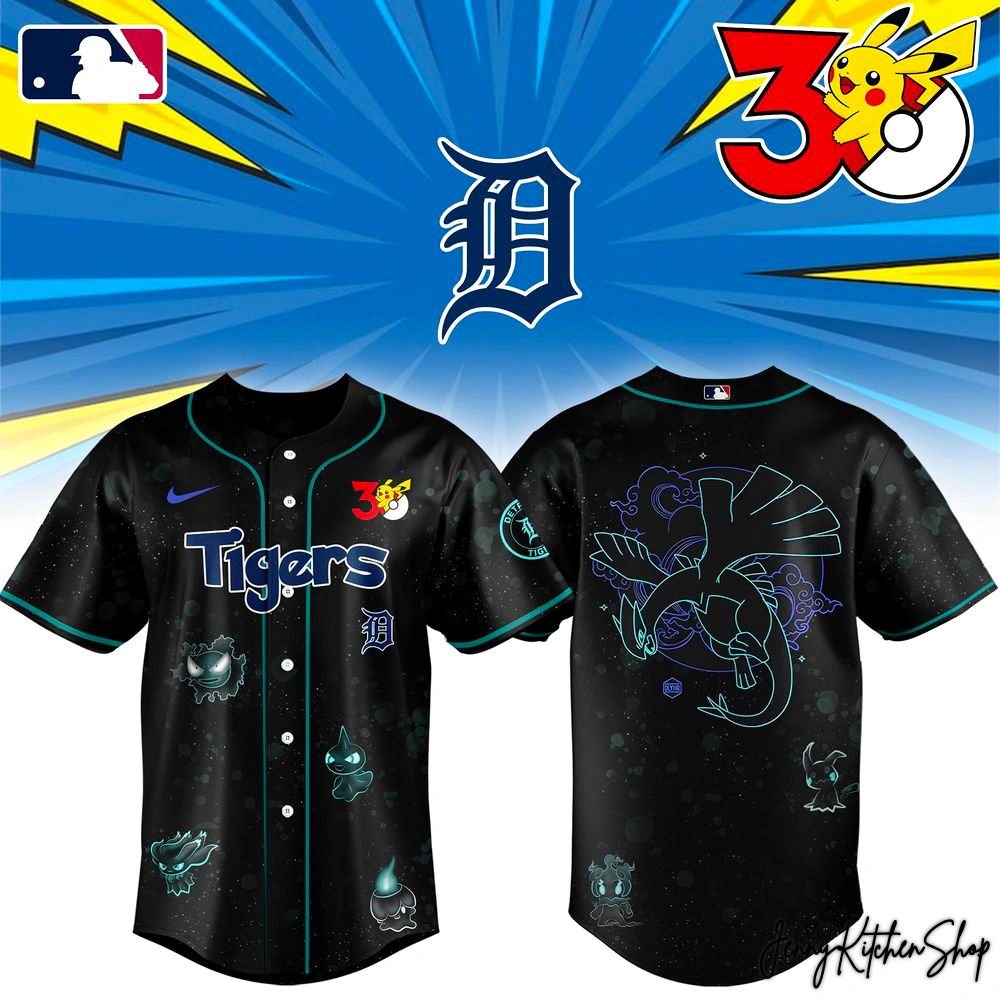 Detroit Tigers x Pokemon 30th Anniversary 2026 Jersey Detroit Tigers x Pokemon 30th Anniversary 2026 Jersey