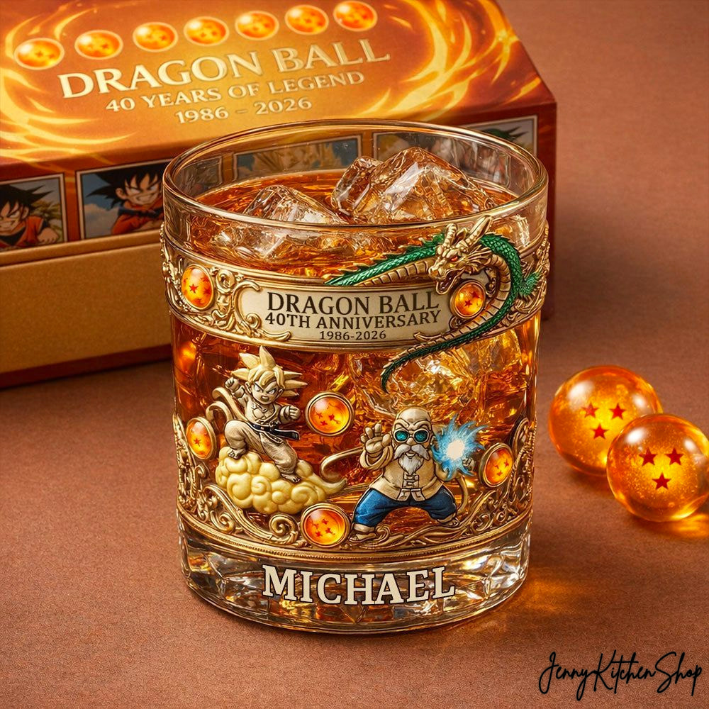 Dragon Ball 40th Anniversary 2026 Whiskey Glass