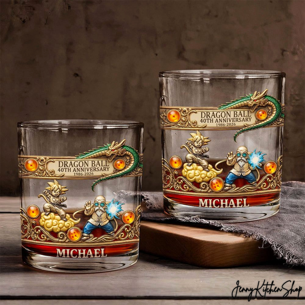 Dragon Ball 40th Anniversary 2026 Whiskey Glass