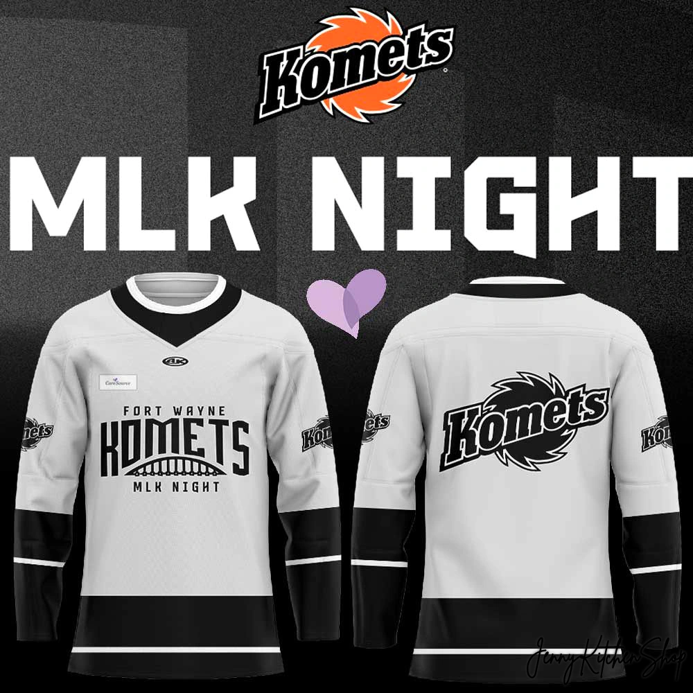 Fort Wayne Komets MLK Night 2026 Hockey Jersey Fort Wayne Komets MLK Night 2026 Hockey Jersey