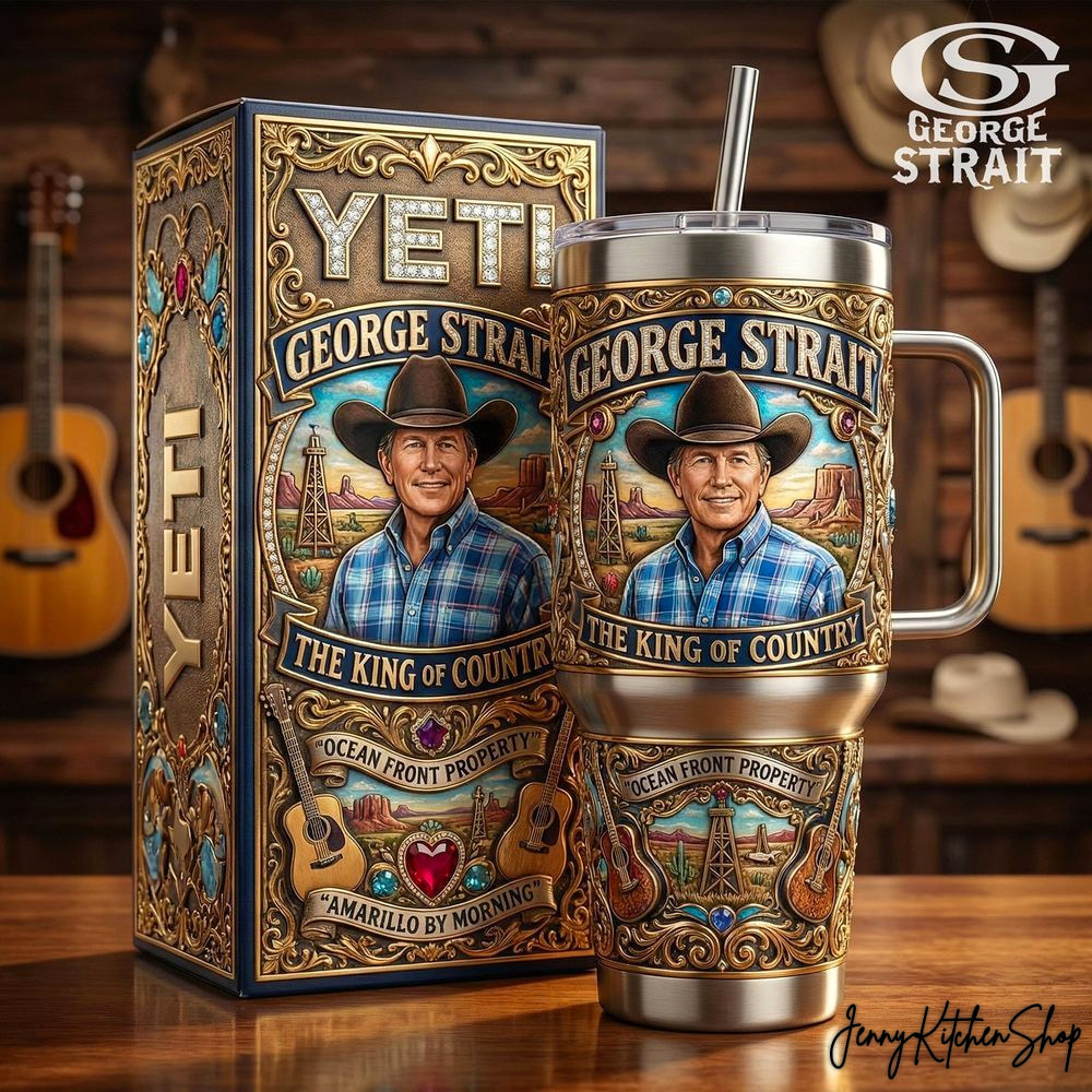 George Strait The King Of Country Special 40oz Tumbler