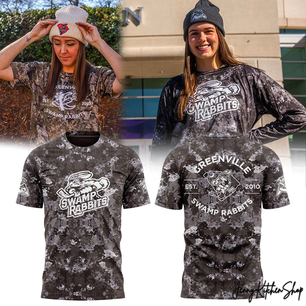 Greenville Swamp Rabbits 2026 Camo Gear Limited Shirt, Hoodie