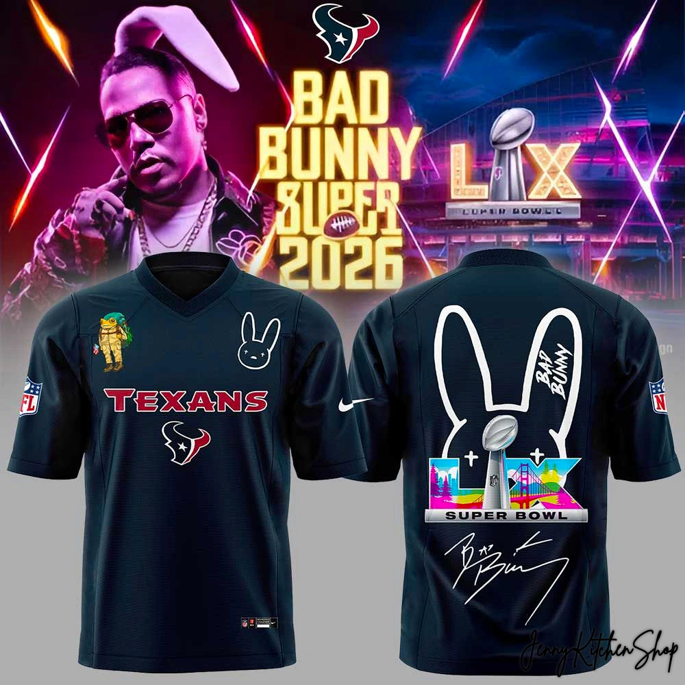 Houston Texans Bad Bunny Super Bowl 2026 Jersey Houston Texans Bad Bunny Super Bowl 2026 Jersey