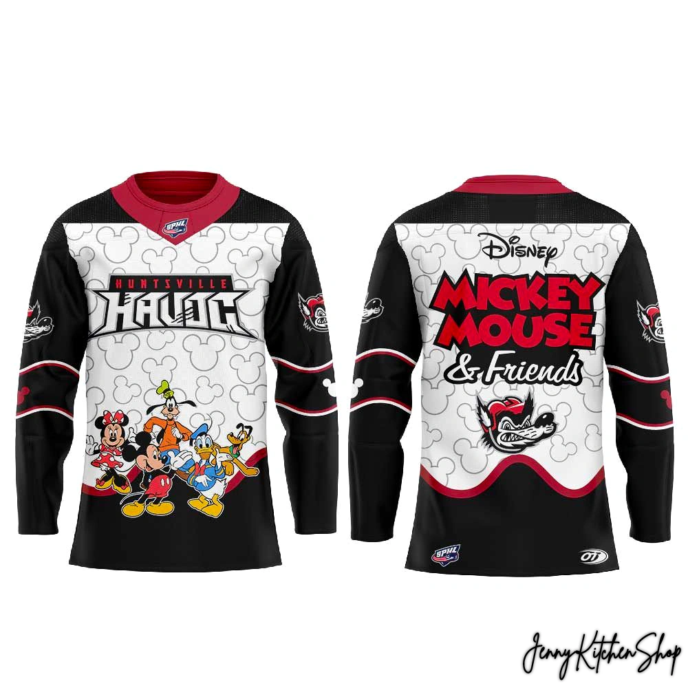 Huntsville Havoc Mickey & Friends Night 2026 Hockey Jersey