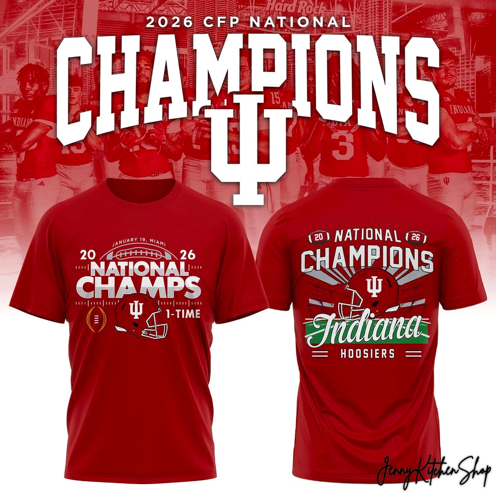 Indiana Hoosiers 2026 CFP Champions Collection Shirt, Hoodie