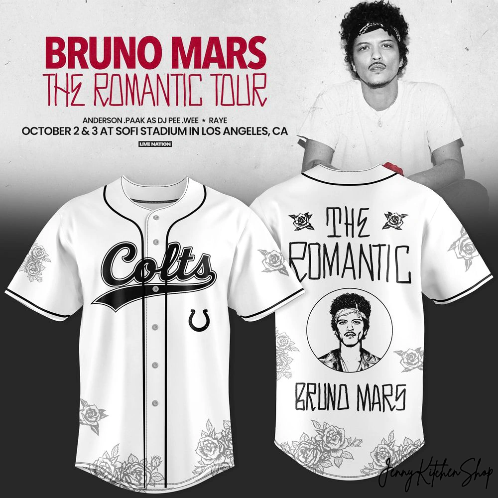 Indianapolis Colts x Bruno Mars 2026 Romaric Tour Jersey