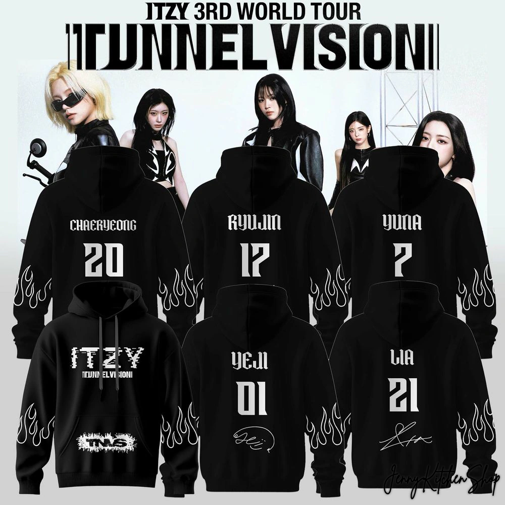 ITZY 3rd World Tour 2026 For Fans Limited Hoodie