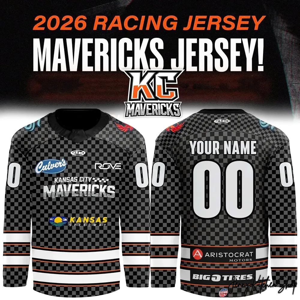 Kansas City Mavericks 2026 Racing Hockey Jersey Kansas City Mavericks 2026 Racing Hockey Jersey