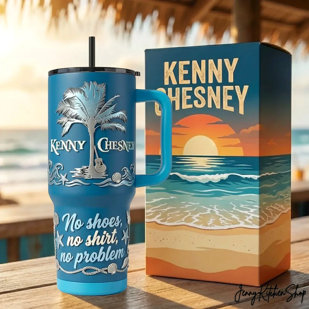 Kenny Chesney No Shoes No Shirt No Problem Tumbler