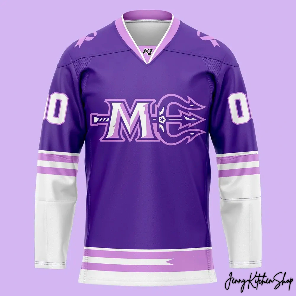 Maine Mariners 2026 Fights Cancer Hockey Jersey