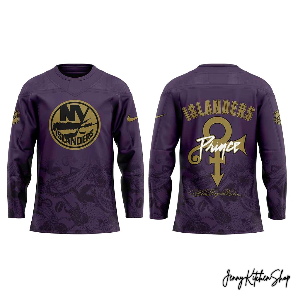 New York Islanders x Prince Rogers Nelson Night 2026 Hockey Jersey