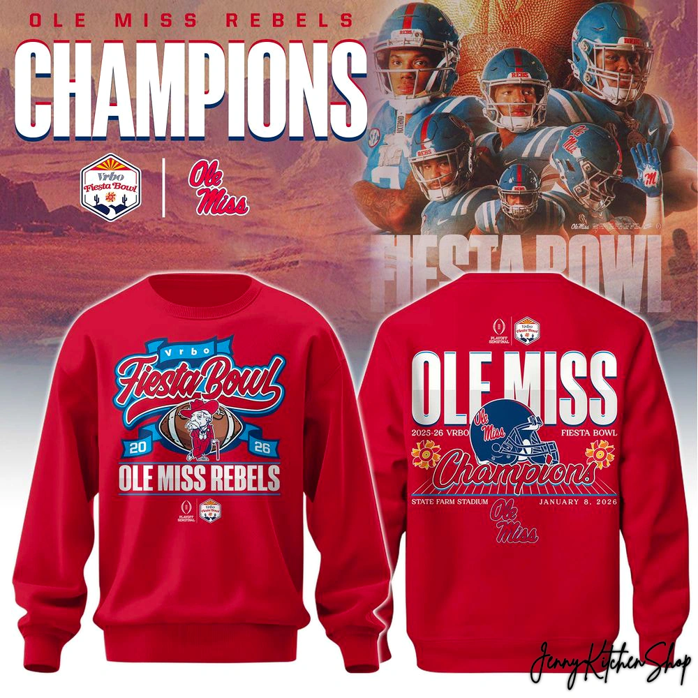 Ole Miss Rebels Special Fiesta Bowl Champions 2025 Collection Shirt, Hoodie