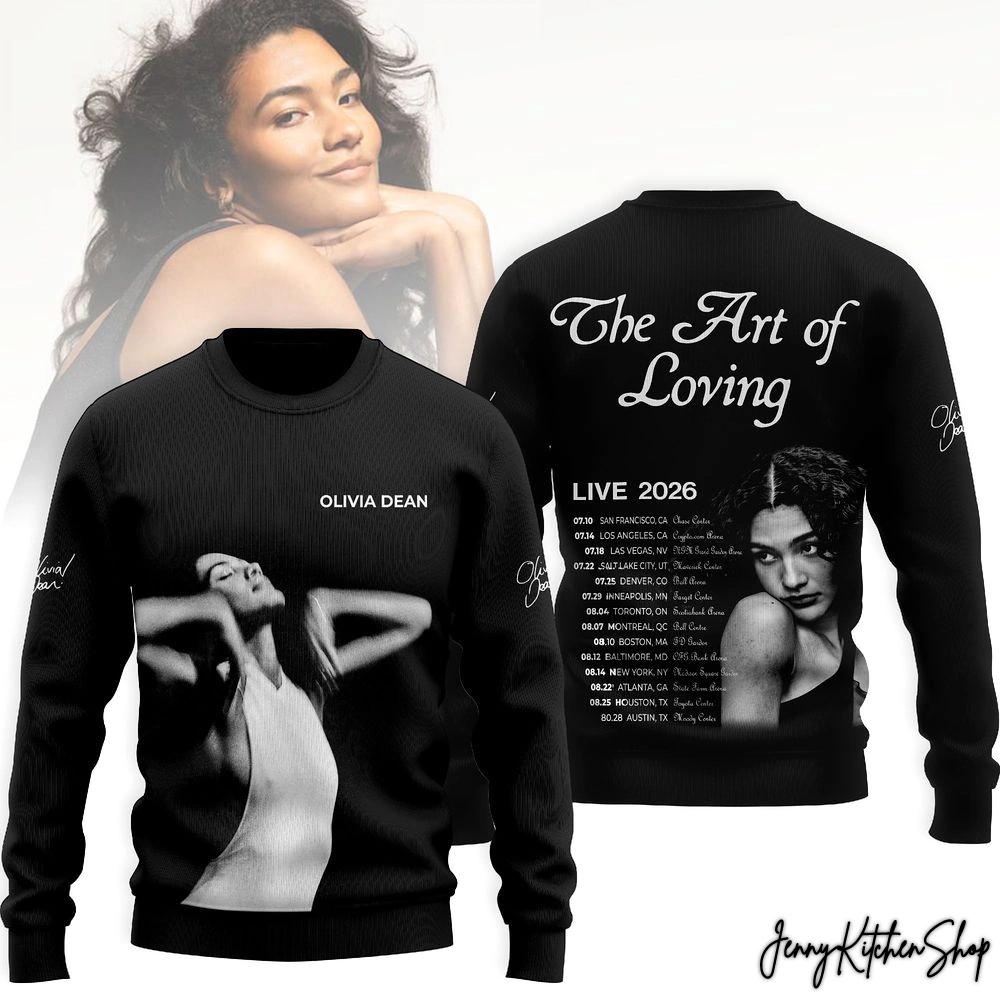 Olivia Dean The Art Of Loving 2026 Live Shirt