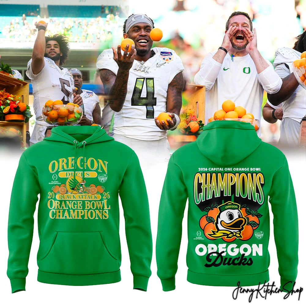 Oregon Ducks Orange Bowl Champions 2026 Limited Shirt, Hoodie