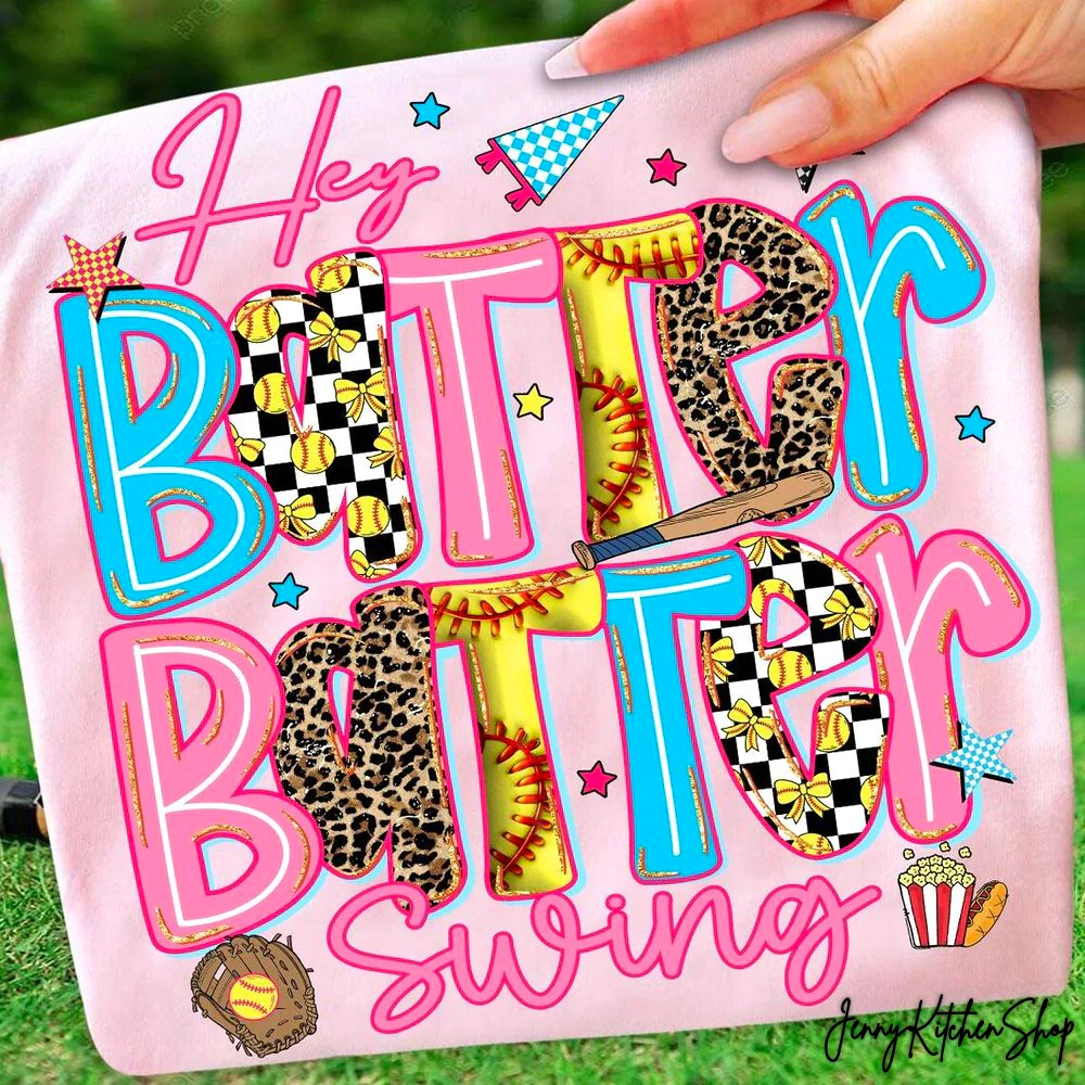 Preppy Softball Bow Swing Shirt Preppy Softball Bow Swing Shirt