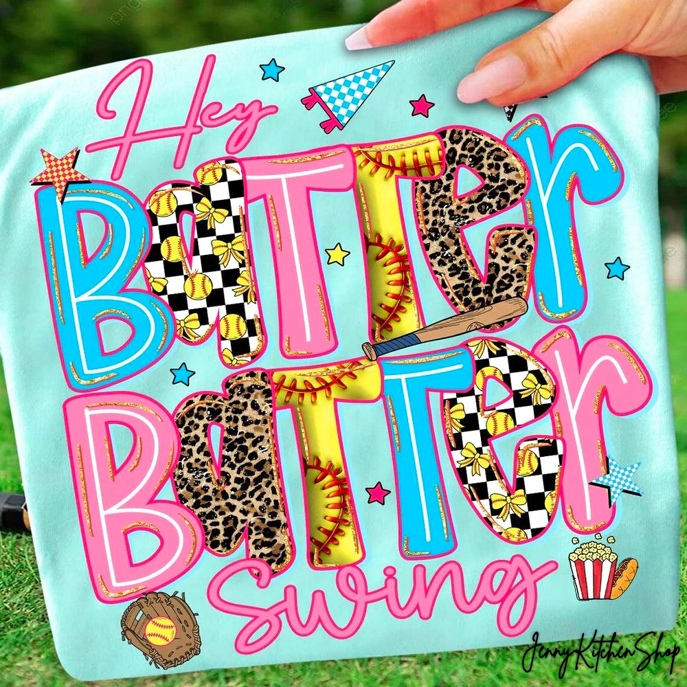 Preppy Softball Bow Swing Shirt