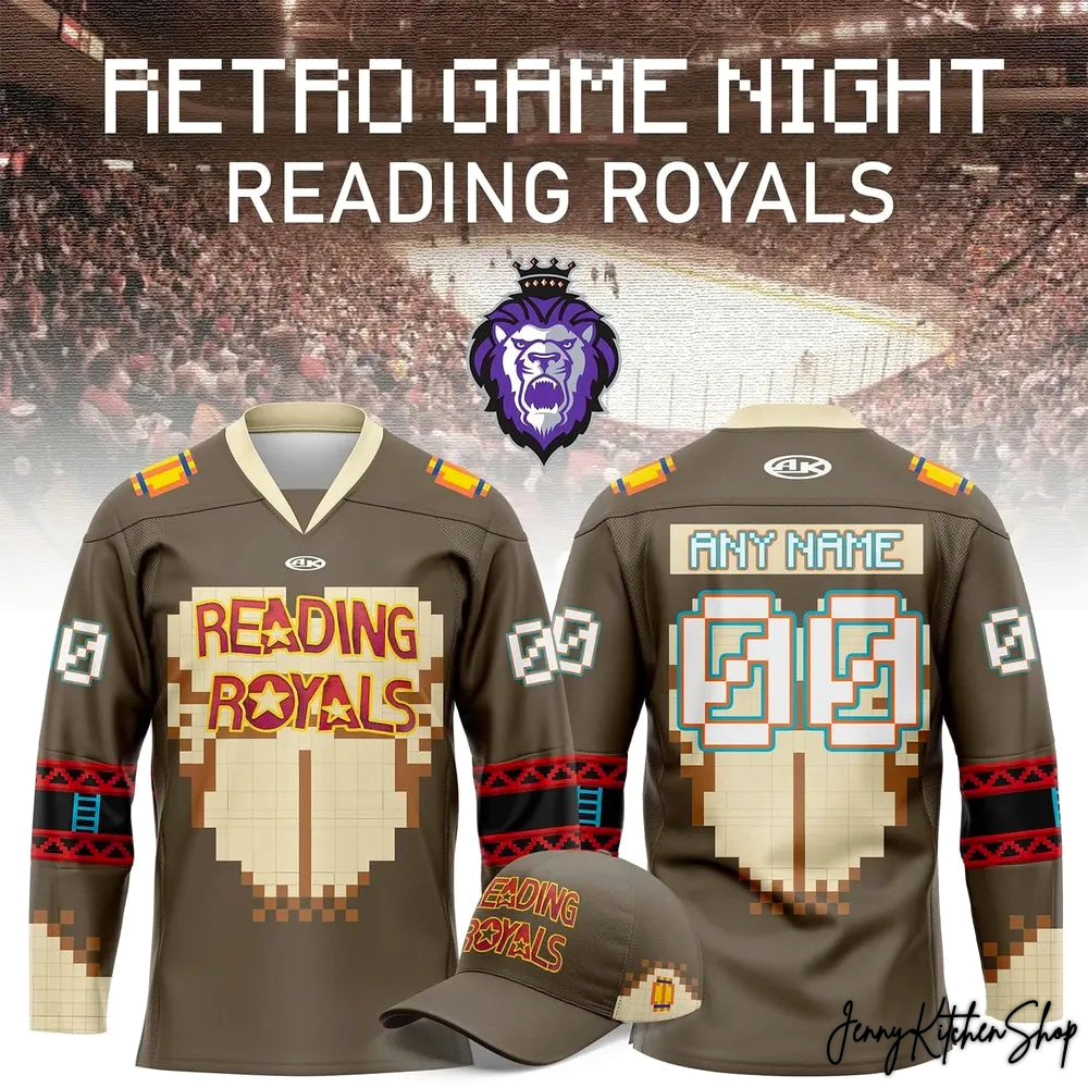 Reading Royals 2026 Retro Game Night Limited Hockey Jersey