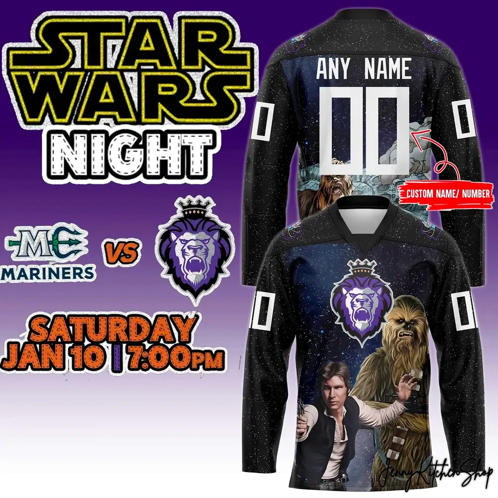 Reading Royals 2026 Star Wars Night Hockey Jersey